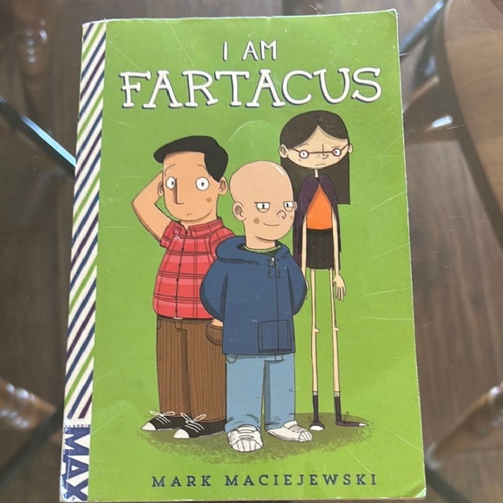 I Am Fartacus Kids Book with Green Cover